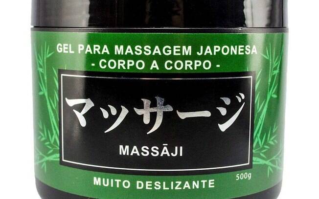 Gel para massagem japonesa
