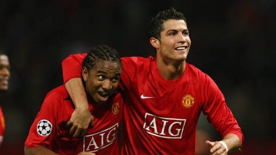 Anderson e Cristiano Ronaldo jogaram juntos no Manchester United