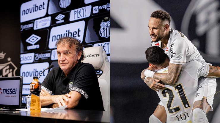 Santos: Cuca assume responsabilidade sobre ausência de Neymar
