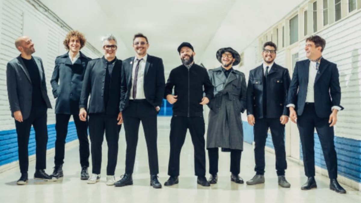 Os integrantes da banda No Te Va Gustar Os integrantes da banda No Te Va Gustar