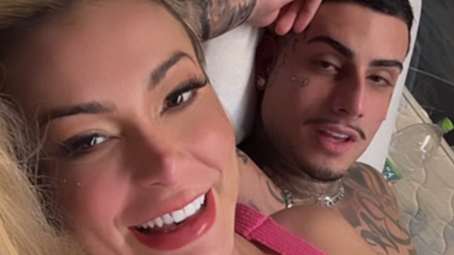 Andressa Urach e namorado