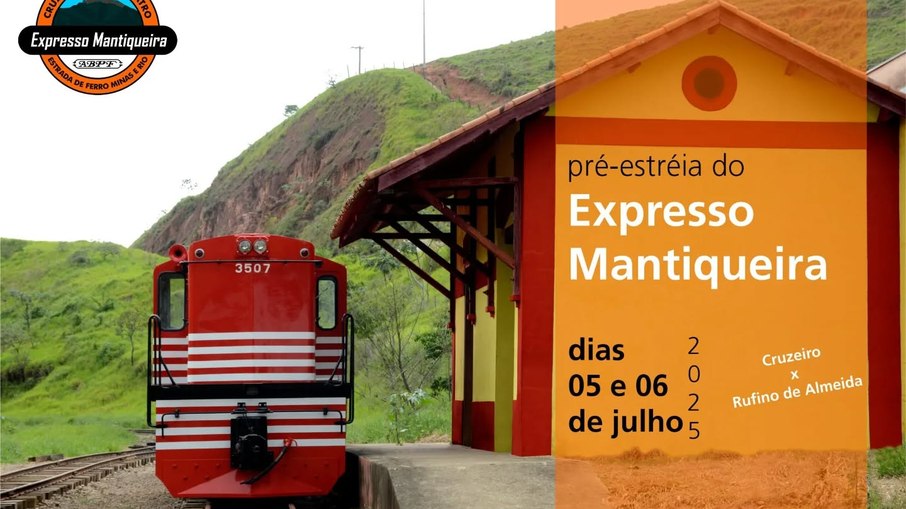 O trem turístico vai circular nos dias 5 e 6 de julho O trem turístico vai circular nos dias 5 e 6 de julho