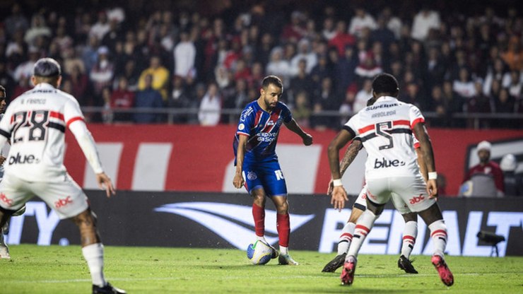 Bahia x São Paulo:
saiba onde assistir ao jogo de hoje, 28/05