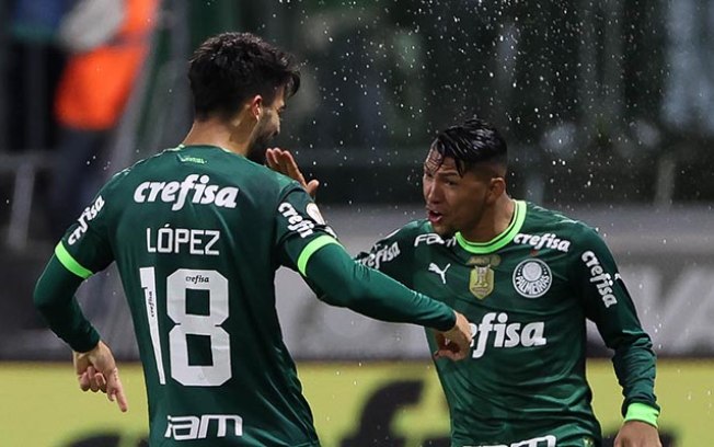 López frisa raça do Palmeiras em vitória no lance final: ‘Time não desiste’
