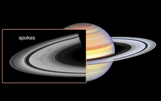 Manchas nos anéis de Saturno estão ficando maiores e mais escuras