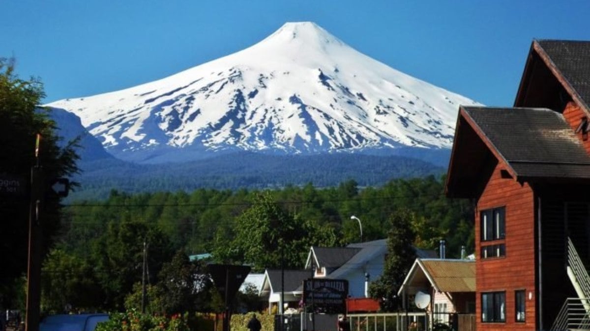 Vulcão Villarica, no Chile