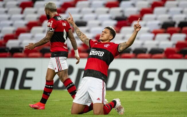 Flamengo x LDU. Foto: Alexandre Vidal / Flamengo