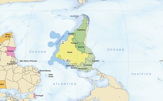 Novo mapa-múndi corrige tamanho da África, América do Sul e Ásia