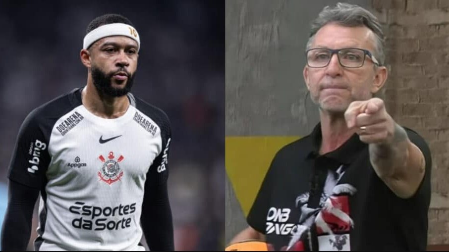 Craque Neto se rende e comemora gol de Memphis em semi da Copa do Brasil