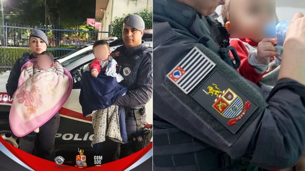 Casal de gêmeos é resgatado após ser abandonado pelos pais Casal de gêmeos é resgatado após ser abandonado pelos pais
