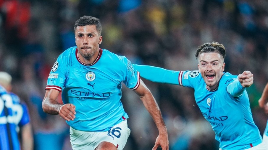 Rodri foi o autor do gol que deu o título da Champions ao Manchester City contra a Inter de Milão