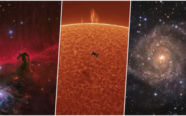 Destaques da NASA: nebulosa, ISS, galáxia e   nas fotos astronômicas da semana