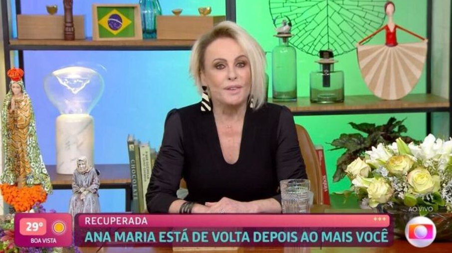 Ana Maria Braga no 'Mais Você' desta segunda (16)