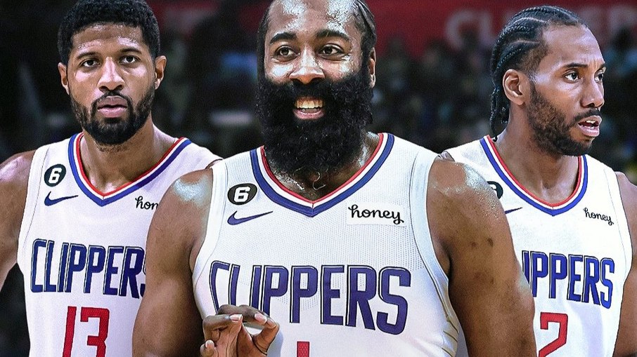 Harden atuará ao lado de Kawhi e Paul George