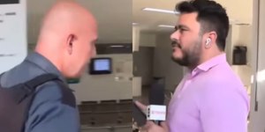 Repórter da Globo repreende segurança de hospital ao vivo
