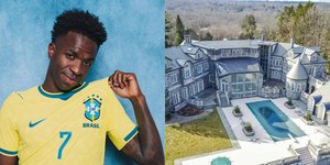 Vini Jr. aluga 'castelo' de R$ 55 milhões durante a Copa; conheça