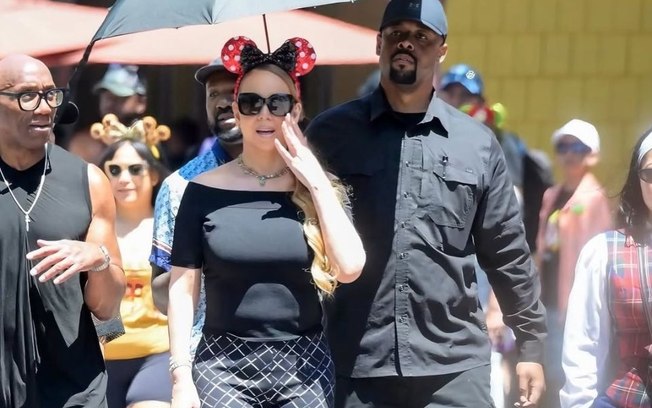 Mariah Carey aparece muito mais magra em viagem à Disney