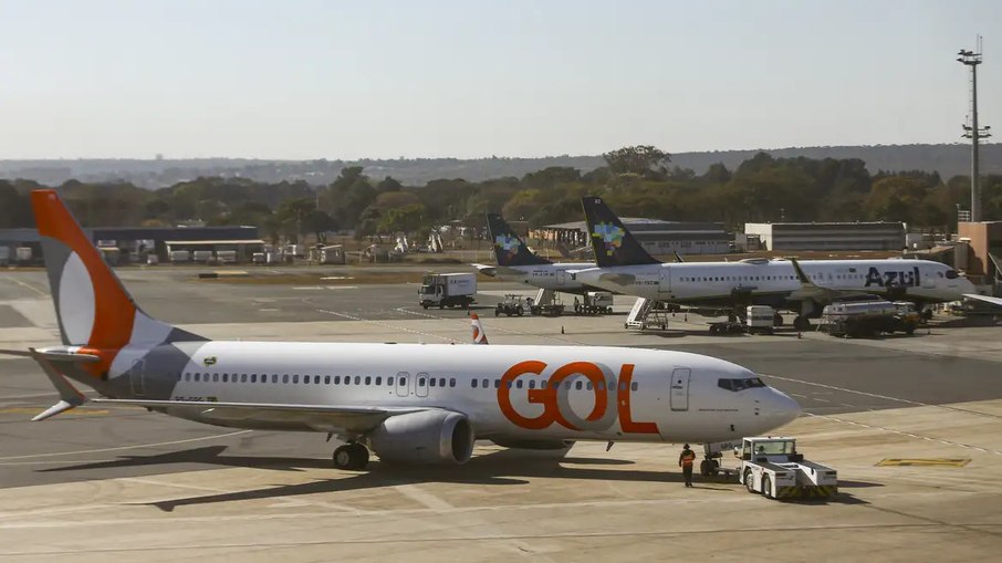 Avião da Gol Linhas aéreas