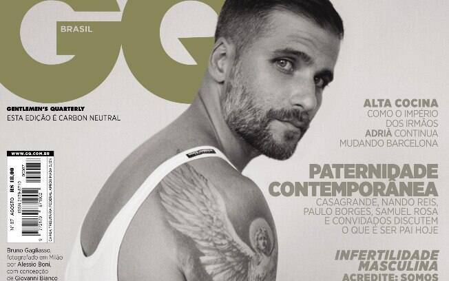 Bruno Gagliasso é capa da revista GQ de agosto