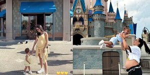 Grávida, Bruna Biancardi e Mavie combinam looks na Disney