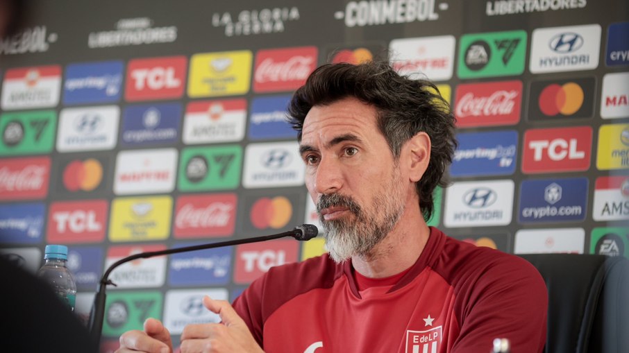 Eduardo Domínguez, técnico do Estudiantes de la Plata