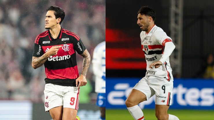 Flamengo e São Paulo fazem embate de momentos opostos