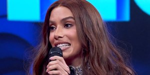 Anitta provoca Luciano no Domingão com o Huck