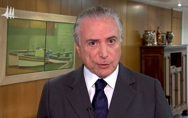 Michel Temer disse ainda que o Brasil voltou a crescer este ano e o desemprego diminuiu no último trimestre
