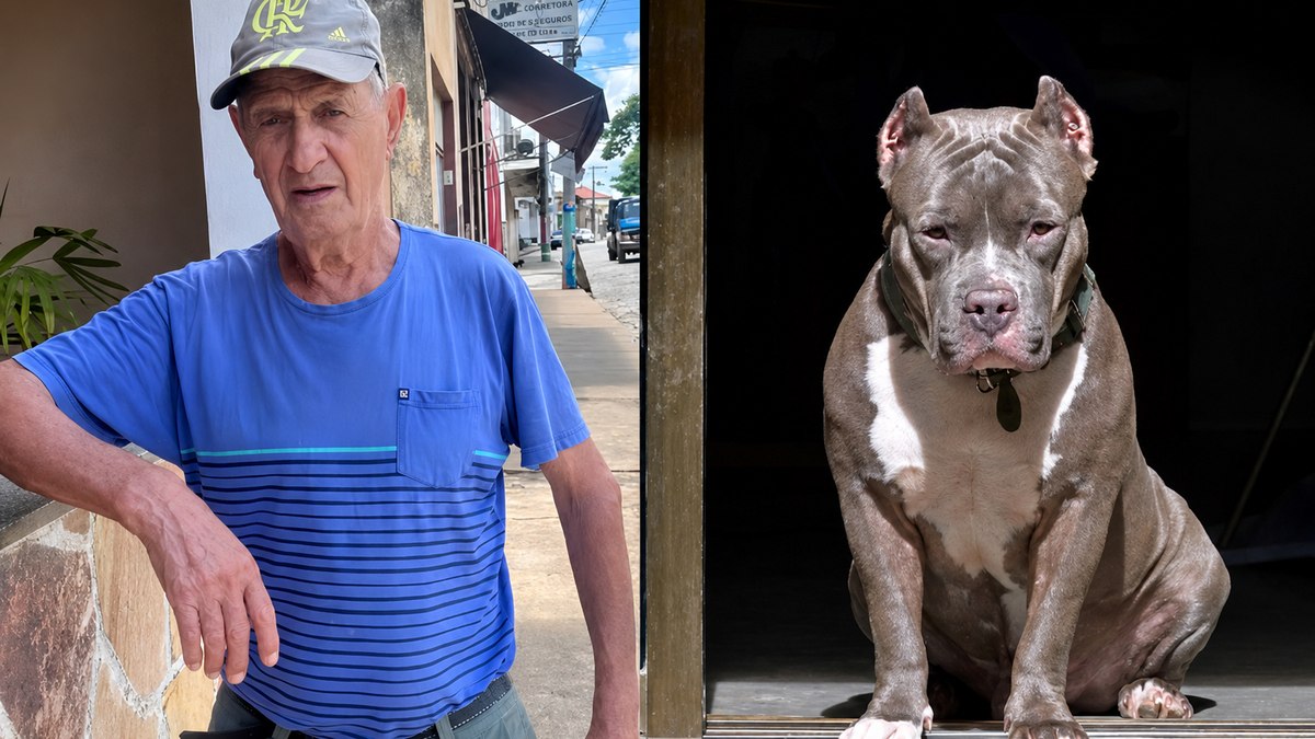 Édson Dutra da Trindade, de 82 anos, morreu após ser atacado por cão da raça pitbull
