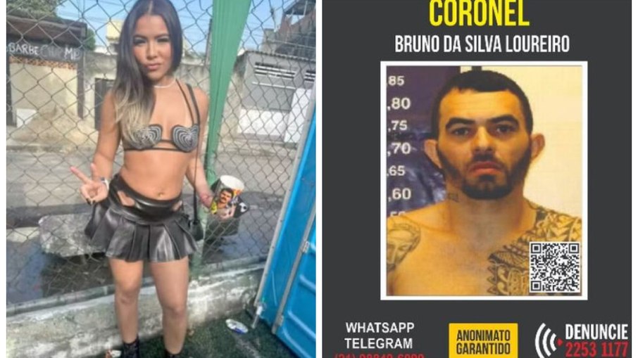 Sther Barroso dos Santos, de 22 anos; polícia realiza operação para localizar suspeito