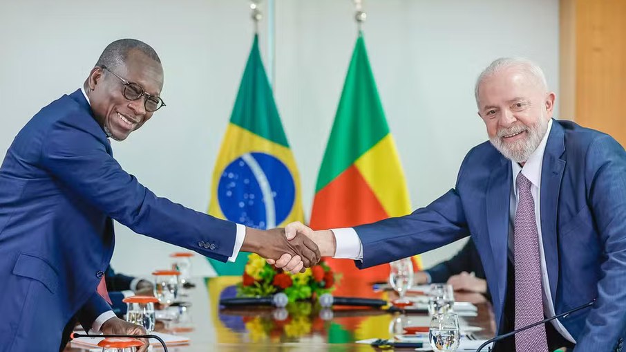 Presidente Lula e presidente do Benin, Patrice Talon