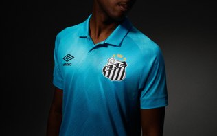 Santos lança camisa azul em homenagem a Neymar