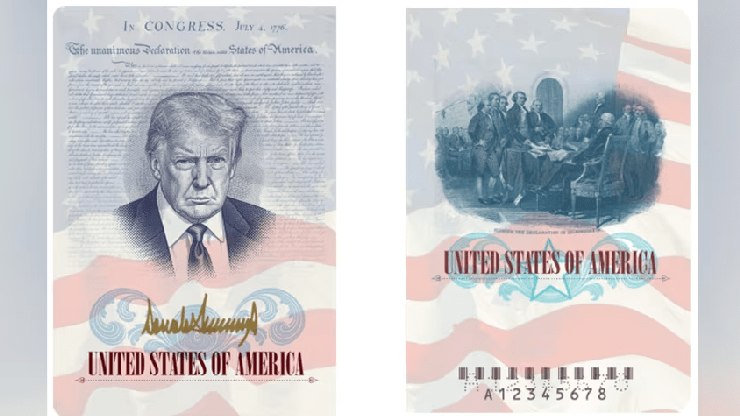 EUA vão emitir passaportes com retrato de Donald Trump