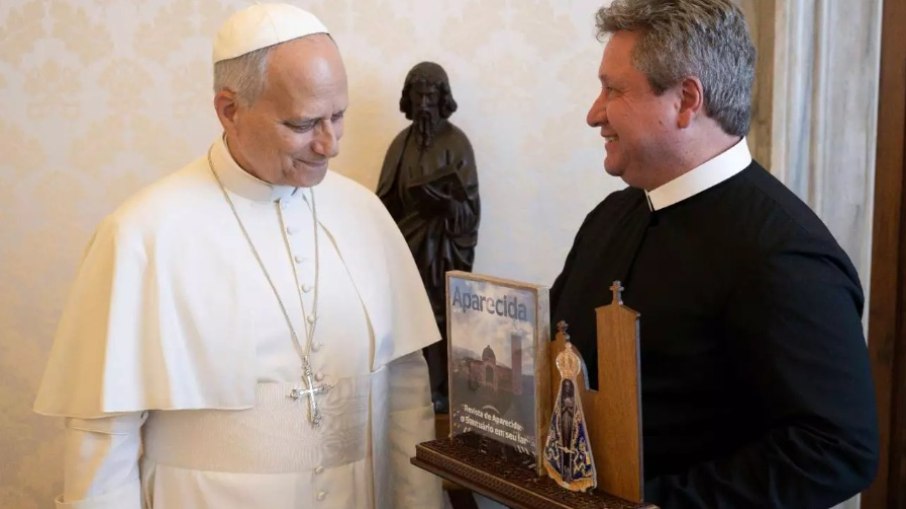 Papa recebe TV Aparecida em audiência privada pelos 20 anos Papa recebe TV Aparecida em audiência privada pelos 20 anos