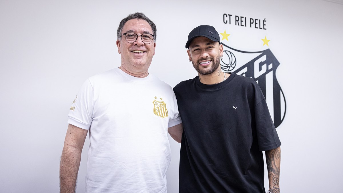 Marcelo Teixeira e Neymar Marcelo Teixeira e Neymar