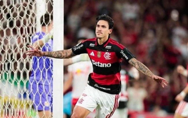 Pedro marca no 2 a 1 sobre o sempre difícil Bragantino Pedro marca no 2 a 1 sobre o sempre difícil Bragantino