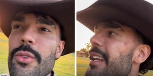 Luan Pereira aparece após briga com Dado Dolabella