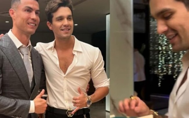 Família de Cristiano Ronaldo encantada com concerto de Luan Santana na passagem de ano Família de Cristiano Ronaldo encantada com concerto de Luan Santana na passagem de ano