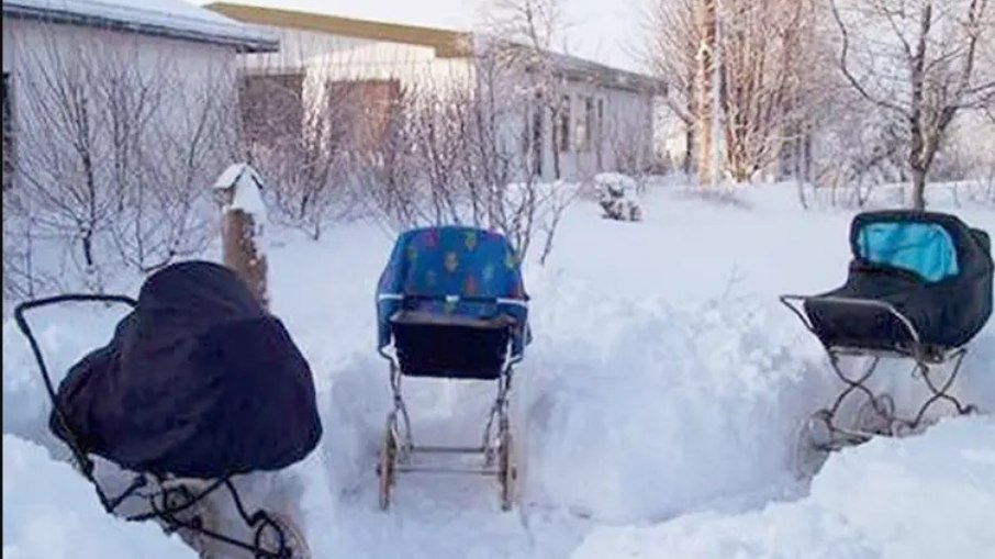 Por que na Finlândia bebês tiram sonecas a -10°C? Por que na Finlândia bebês tiram sonecas a -10°C?
