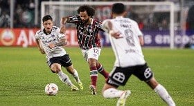 Fluminense sofre, mas bate o Colo-Colo pela Libertadores