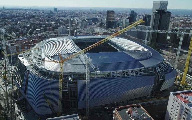 Vazamento de gás nas obras do Santiago Bernabéu causa paralisação em Madri - Foto: Reprodução / realmadrid.com