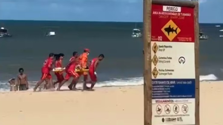 Criança fica ferida após ataque de tubarão em praia de Pernambuco