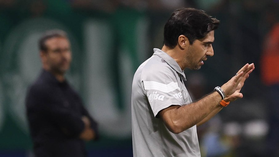Abel Ferreira em eliminação do Palmeiras na Libertadores de 2024 para o Botafogo
