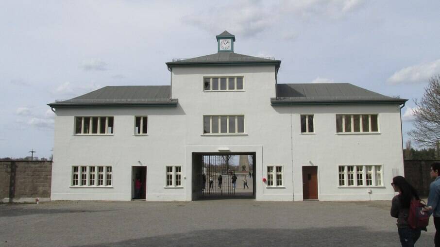 Campo de concentração em Sachsenhausen, na Alemanha