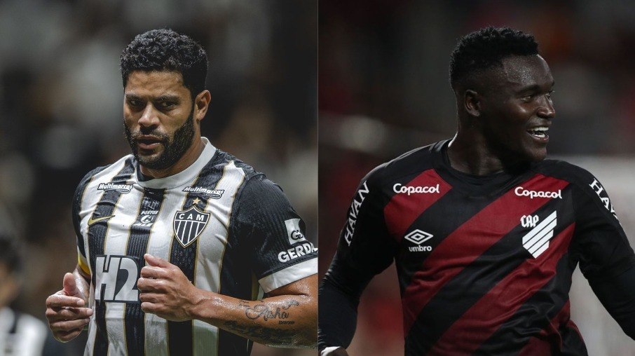 Hulk e Viveros são destaques de Atlético MG e Athletico-PR Hulk e Viveros são destaques de Atlético MG e Athletico-PR