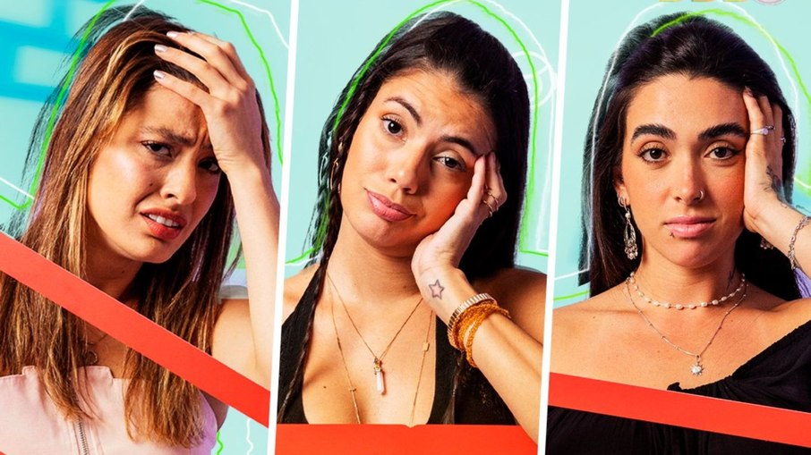 Beatriz, Fernanda e Giovanna enfrentam o 15º paredão do 'BBB 24'