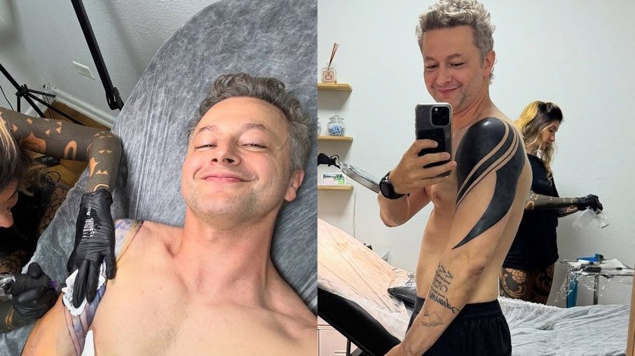 Lucas Lima exibe nova tatuagem Lucas Lima exibe nova tatuagem