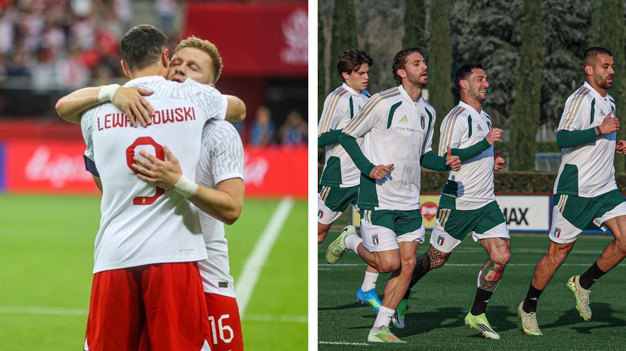 Polônia e Itália tentam evitar eliminação na repescagem