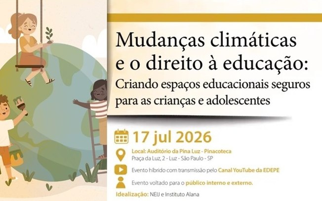 Evento discute escolas resilientes às mudanças climáticas Evento discute escolas resilientes às mudanças climáticas