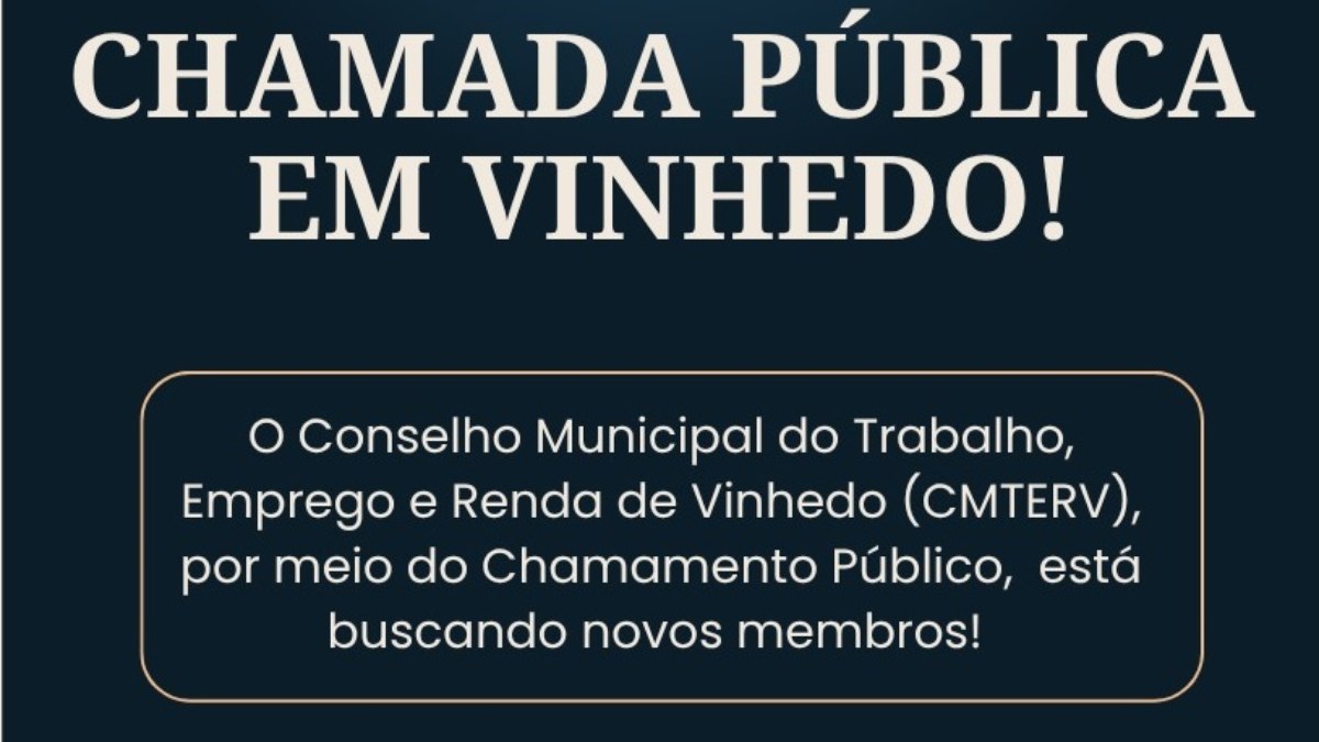 Chamamento público convida entidades representativas de trabalhadores e empregadores